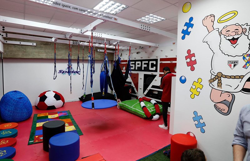 São Paulo inaugura espaço destinado a torcedores autistas.